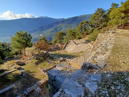 Arykanda  theatre from the stadion