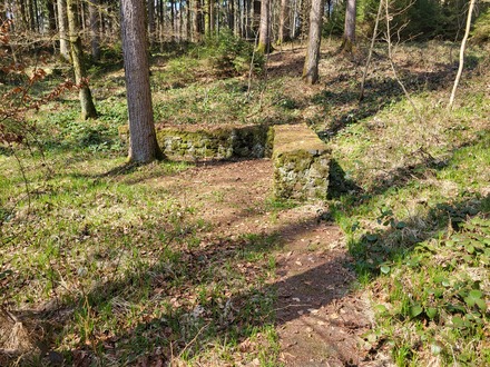 Rekonstruierte Mauerecke