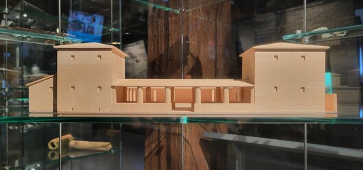 Modell der Villa Rustica Burren