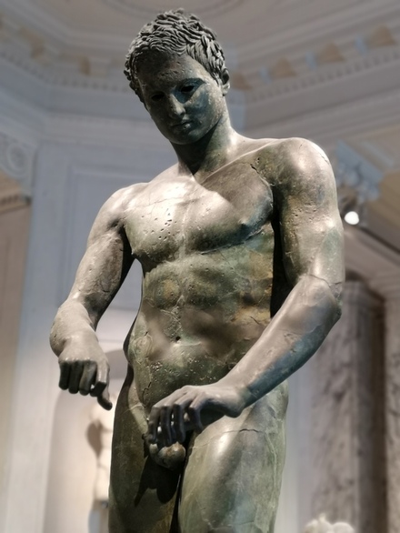 Bronze Statue of an Athlete