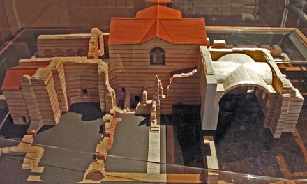Maquette des thermes de Cluny