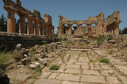 Temple of Zeus, interior