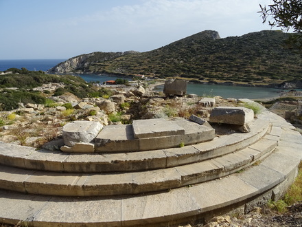 Tholos (Aphrodite temple) and the two harbours