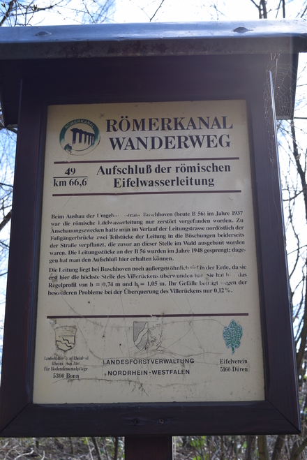 Aufschluss Swisttal-Buschhoven - Infoschild