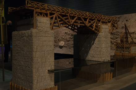 Reconstructie Romeinse brug Maastricht