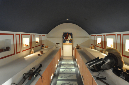 Reconstructie van een Mithraeum