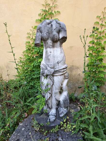 Marble statue of Venus with dolfin, Salerno