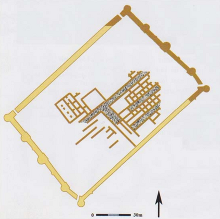 Figure 65: Ilısu Höyük, the plan of the settlement (Ökse, 2013: 148)