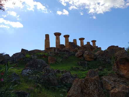 Temple of Hercules, Agrigento. View from N.