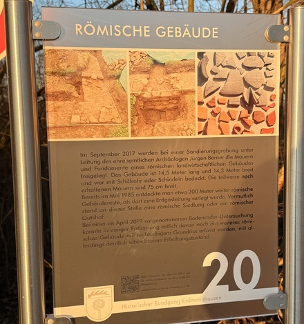 Infotafel vor Ort