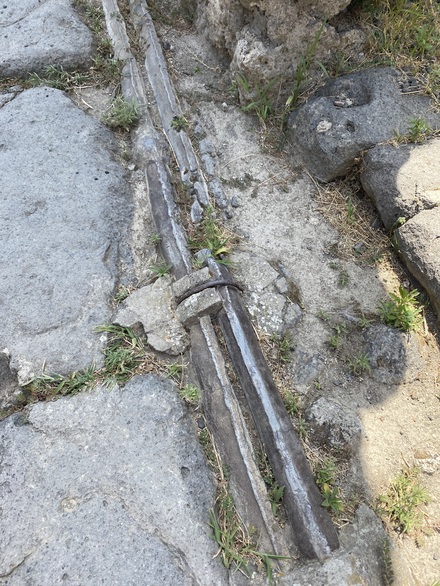 Lead water pipe