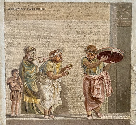 Street musicians mosaic