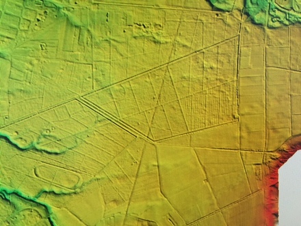 Hoogtekaart Romeinseweg weg bij Swalmen
