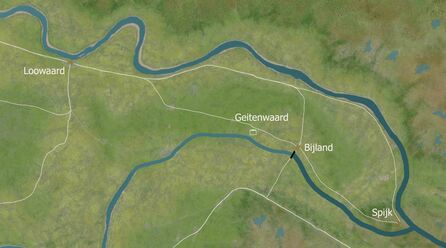 Aangepast Limeskaart van het uiterst oostelijk rivirengebied rond 100 na Chr.