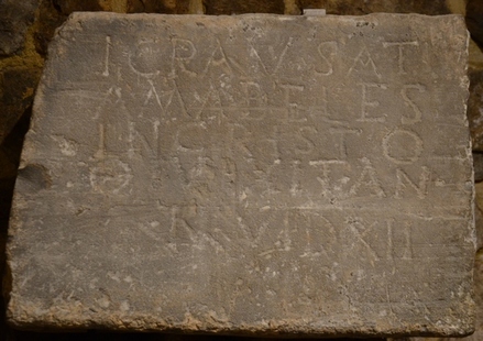 Christian tombstone