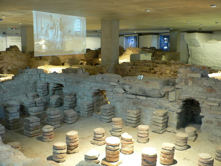 Museum der Badekultur - Blick über die Thermen