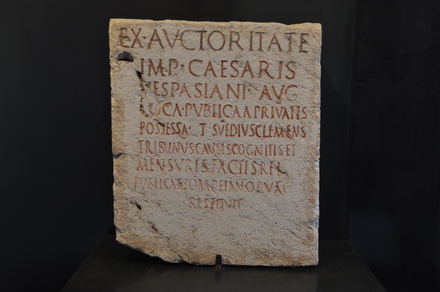 Inscription Suedius Clemens
