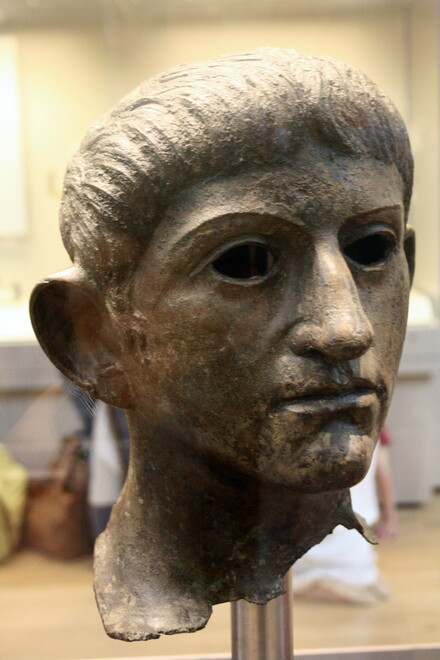 Bronze head of Claudius