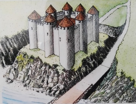 illustrative reconstruction of Wyhlen fort