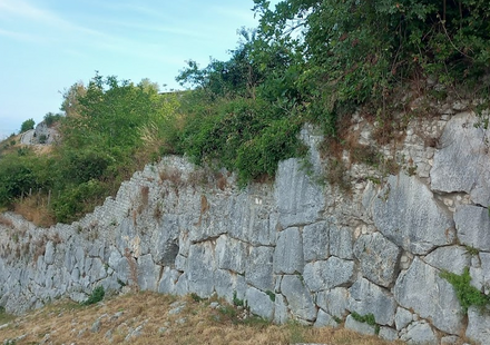 Ancient polygonal city wall