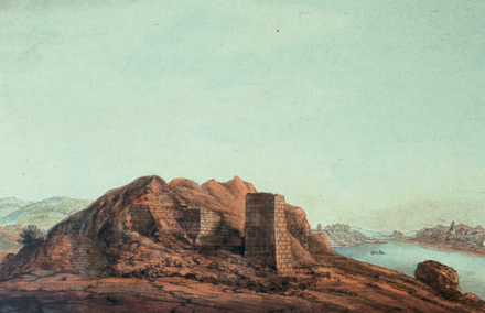 Aquarell von J. J. Neustück in 1840
