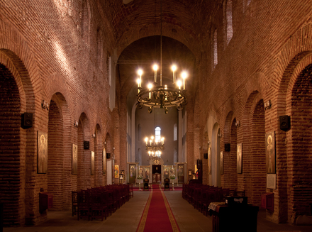 Nave of the basilica Hagia Sophia