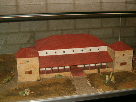 Reconstruction of the Roman villa near Vaesrade