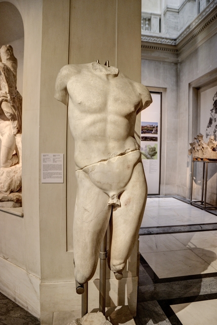 Torso of a statue: Apollo