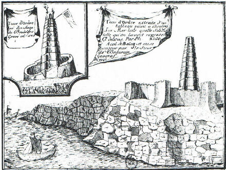 Tour d'Ordre with english wall in XVI century