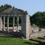 Apollonia, Bouleterion, reconstructed front