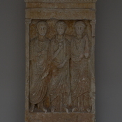 Dyrrachium, Tombstone with relief and Roman inscription