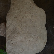 Elbasan, Stone with Roman inscription