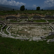 Hadrianopolis, Theater, orchestra and remains of the scene