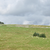 Overview of fort Housesteads from south-east