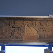 Slab with Inscription (Latin) by commander of naval unit