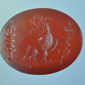 Gemstone, showing eagle with wreath