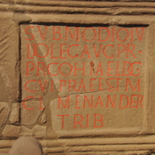 Slab with Inscription (Latin) by cohors I Dacians