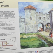 Ruins of west gate of Banna, explanation