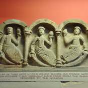 Relief of 3 water nymphs