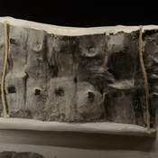 Kernyneia, Shipwreck, lead curse tablet, folded inside an enveloppe and pierced through by a cooper spike