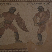 Kourion, House of the gladiators, mosaic