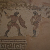 Kourion, House of the gladiators, mosaic