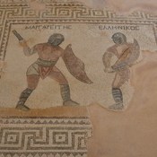 Kourion, House of the gladiators, mosaic