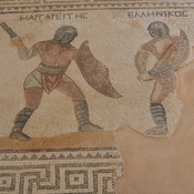 Kourion, House of the gladiators, mosaic