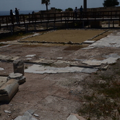 Kourion, Public baths, marble corridor