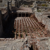 Kourion, Public baths, west hypocaustum