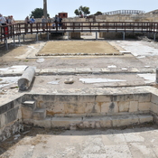 Kourion, Roman agora, Baths, north east unit with hexagonal pool