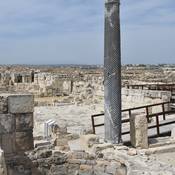 Kourion, Roman agora, Spiral fluted column