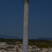 Kourion, Roman agora, North east portico with column