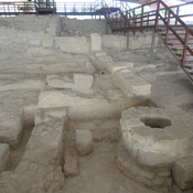 Kourion, Eustolios house, Floor with sewer